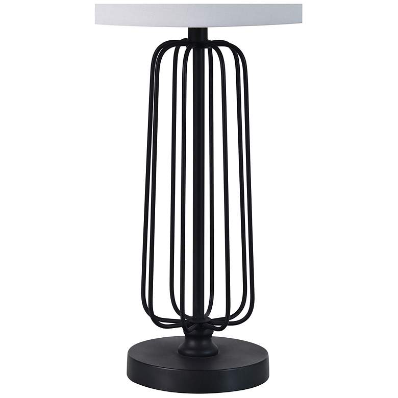 Image 3 Everren Shadia 24.75" Length Table Lamp- Set of two, Matte Black more views
