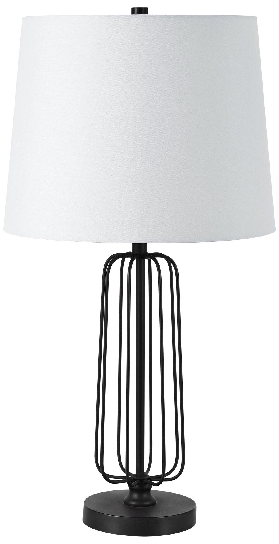 Image 4 Everren Shadia 24.75" Length Table Lamp- Set of two, Matte Black more views