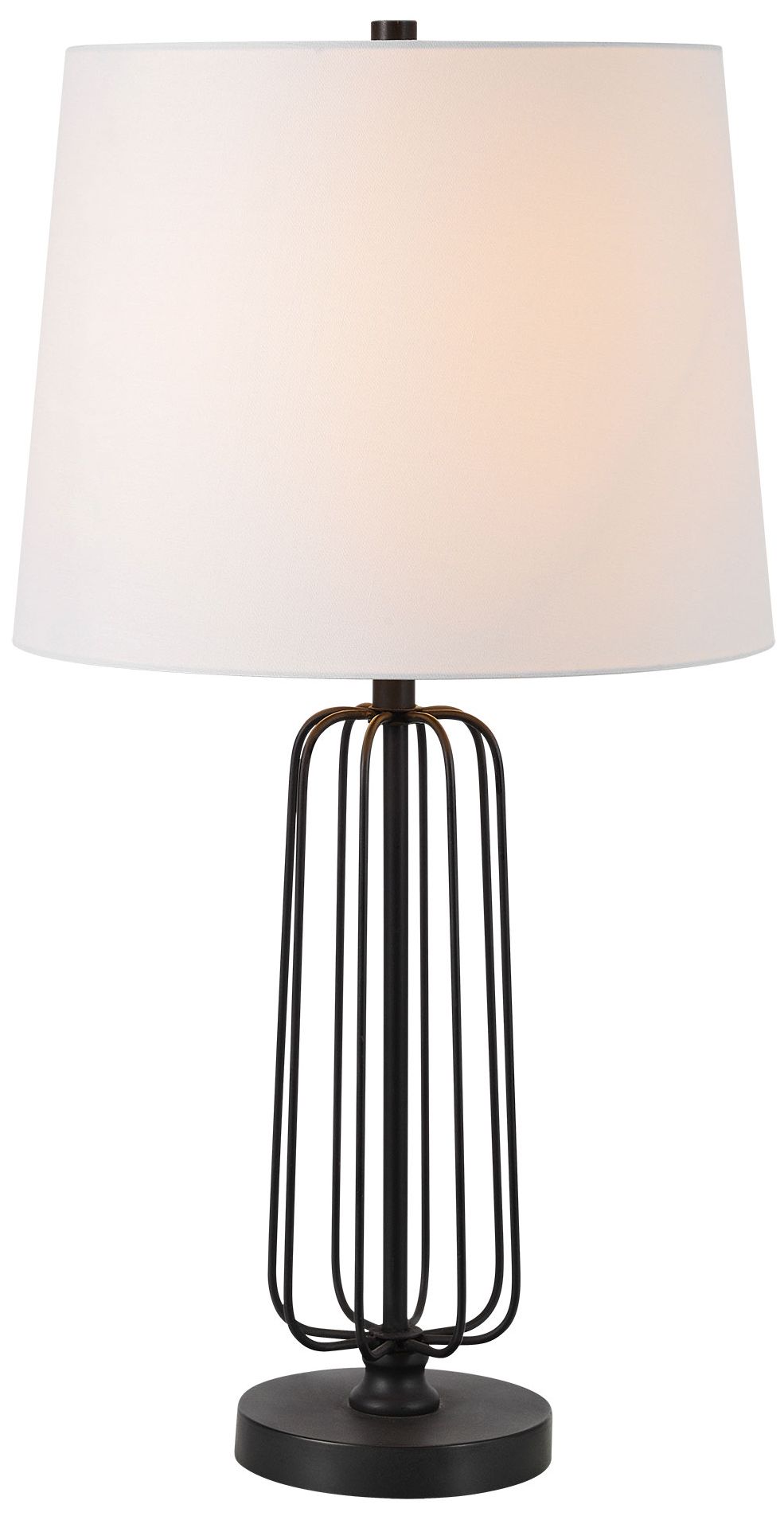 Image 5 Everren Shadia 24.75" Length Table Lamp- Set of two, Matte Black more views