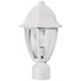 Everstone 14 3/4" High Marine Grade White Finish Outdoor Post Lantern
