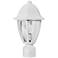 Everstone 14 3/4" High Marine Grade White Finish Outdoor Post Lantern