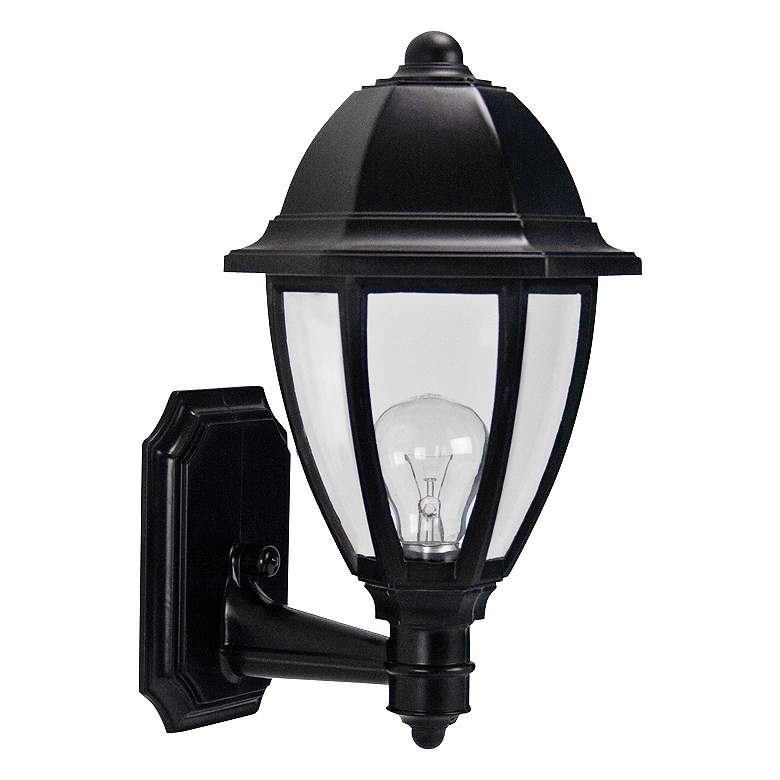 Image 1 Everstone 15" High Black Outdoor Wall Lantern