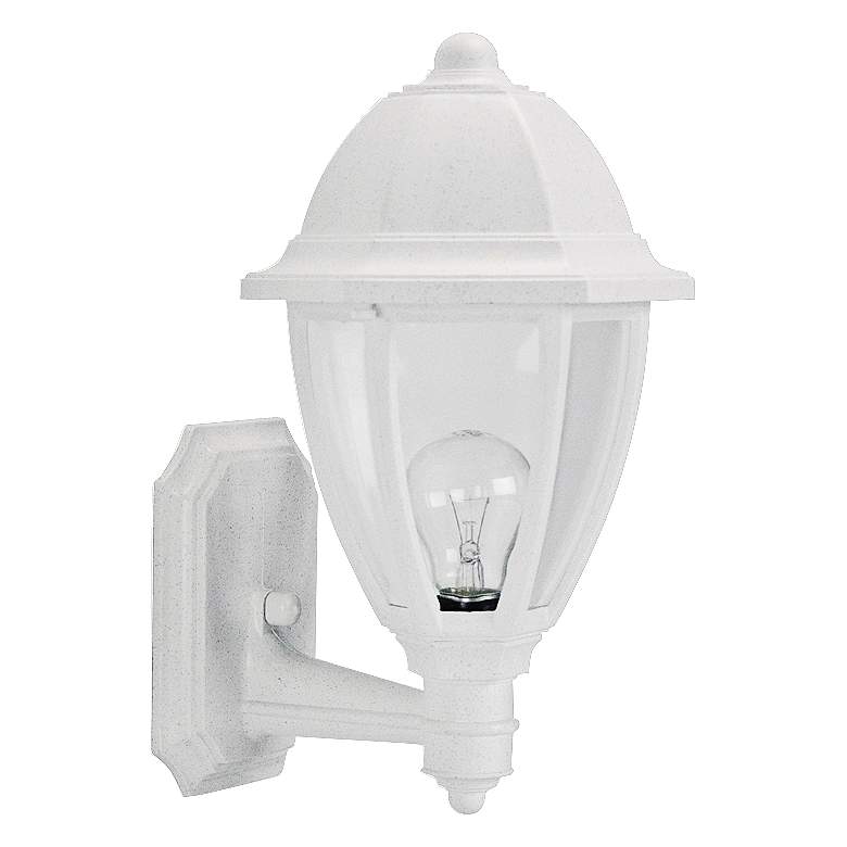 Image 1 Everstone 15 inch High White Outdoor Wall Lantern