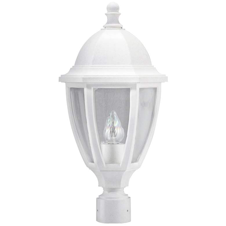 Image 1 Everstone 21 3/4 inch White Marine Grade Finish Traditional Post Light