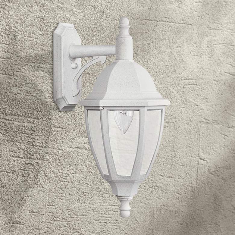 Image 1 Everstone 23 1/4 inch High 150W White Outdoor Wall Lantern