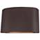 Everton Rain 4 3/4"H Dorian Bronze Outdoor Pocket Wall Light