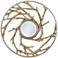 Everwood Natural Driftwood 32" Round Wall Mirror