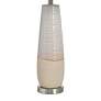 Evian 31" Speckled Cream and Greige Gray Ceramic Table Lamp