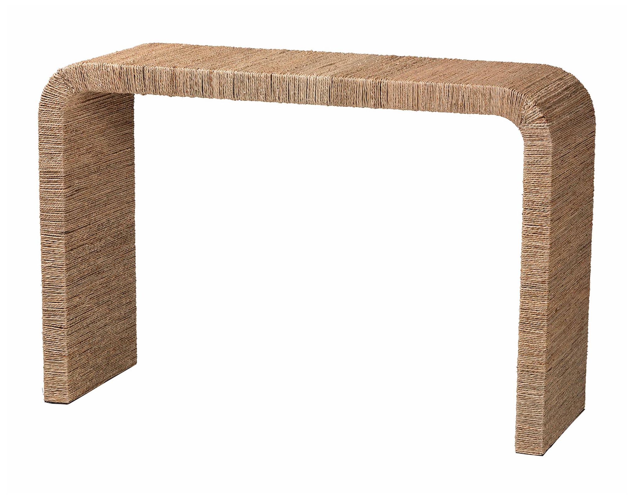 Image 2 Eviana 47 1/4" Wide Natural Jute Waterfall Console Table