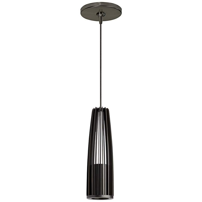 Image 1 Evo 3 1/4"W Antique Bronze LED Freejack Mini Pendant Light