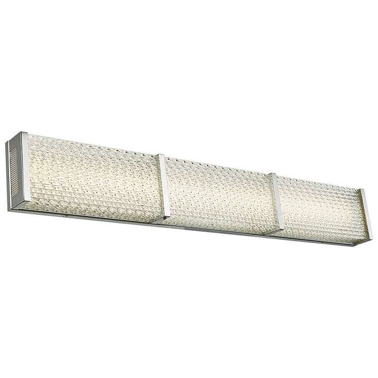 Image 1 Evoke 31 1/2" Wide Chrome LED Bath Light
