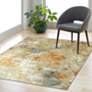 Evolution 8031B 5&#39;3"x7&#39;3" Gold and Beige Area Rug in scene