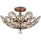 Evolve 19" Wide Weathered Zinc 6-Light Ceiling Light