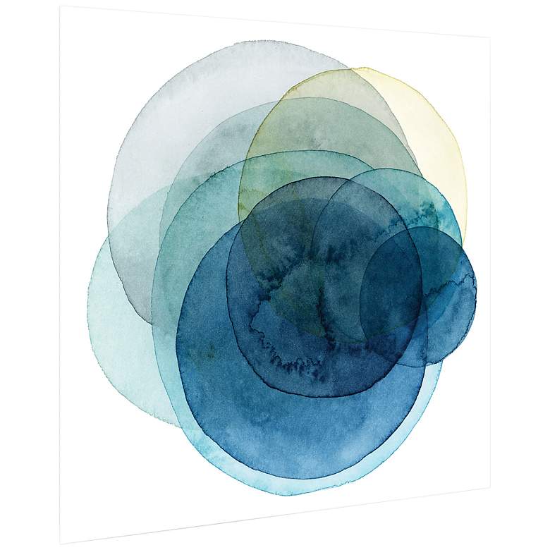 Image 3 Evolving Planets I 38" Square Tempered Glass Wall Art