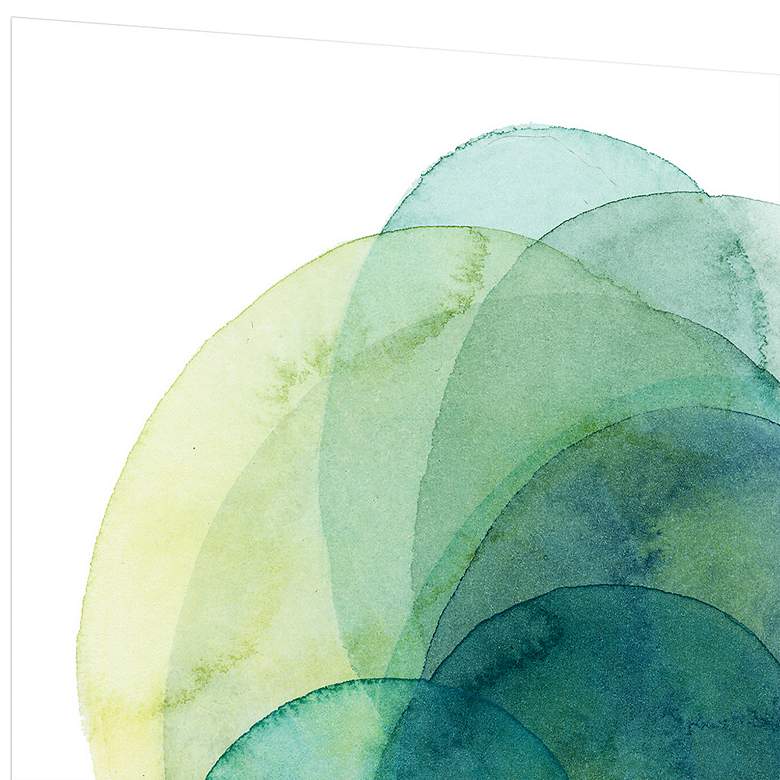 Image 4 Evolving Planets IV 38" Square Tempered Glass Wall Art more views