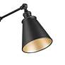 3_Evonne Matte Black Swing Arm Wall Lamp more views