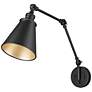 4_Evonne Matte Black Swing Arm Wall Lamp more views