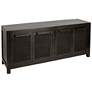 2_Evrim 69 1/4" Wide Black Mango Wood Sideboard Cabinet