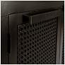 Evrim 69 1/4" Wide Black Mango Wood Sideboard Cabinet
