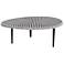 Ewing 18" Modern Black and White Cocktail Table