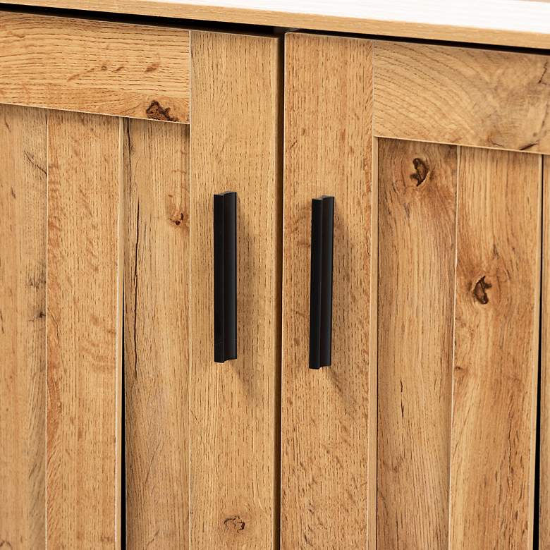 Image 3 Excel 31 1/2" Wide Oak Brown 2-Door Storage Cabinet more views