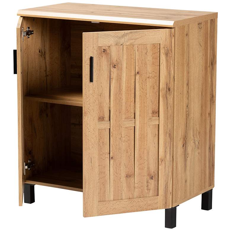 Image 5 Excel 31 1/2" Wide Oak Brown 2-Door Storage Cabinet more views