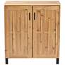 6_Excel 31 1/2" Wide Oak Brown 2-Door Storage Cabinet more views