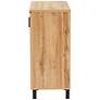 7_Excel 31 1/2" Wide Oak Brown 2-Door Storage Cabinet more views