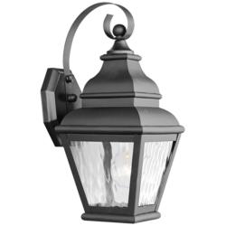 Exeter 14 1/2&quot; High Black Outdoor Wall Light