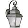 Exeter 14 1/2" High Vintage Pewter Outdoor Wall Light