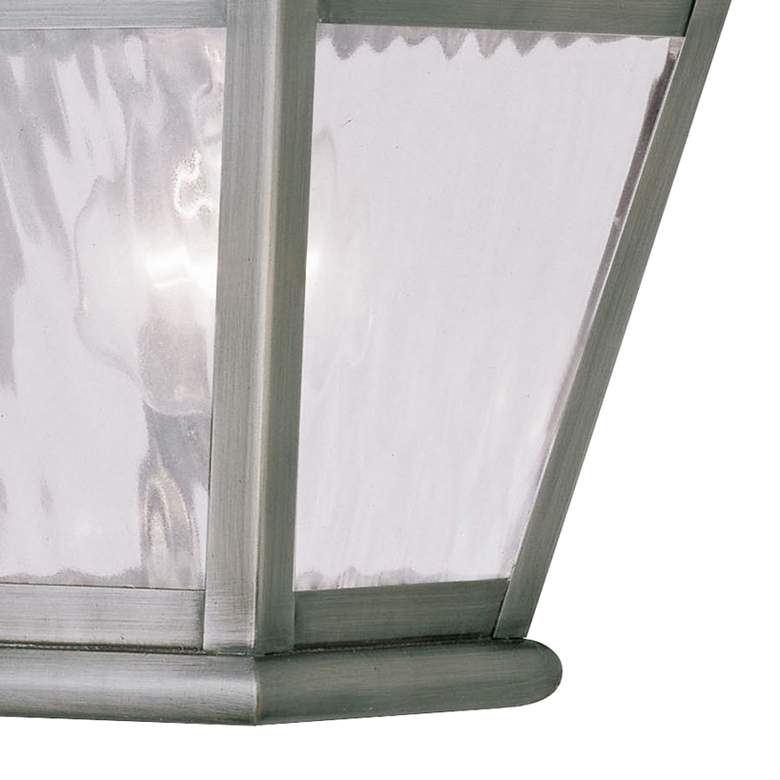 Image 2 Exeter 14 1/2" High Vintage Pewter Outdoor Wall Light more views