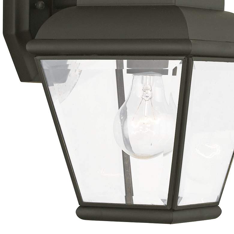 Image 2 Exeter 15 1/2 inch High Black Outdoor Wall Light more views