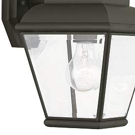 Image2 of Exeter 15 1/2" High Black Outdoor Wall Light more views