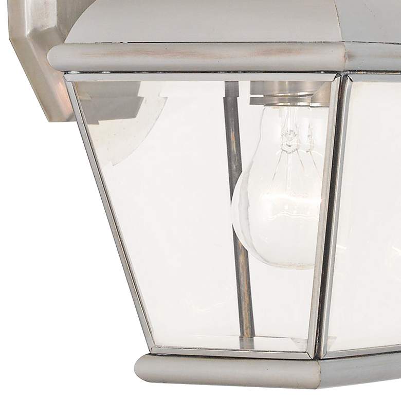 Image 2 Exeter 15 1/2" High Brushed Nickel Outdoor Wall Light more views