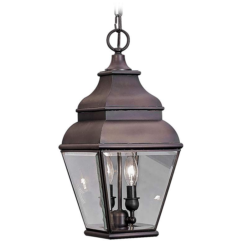 Image 1 Exeter 19" High Bronze Outdoor Hanging Light