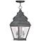 Exeter 19" High Charcoal Outdoor Hanging Light