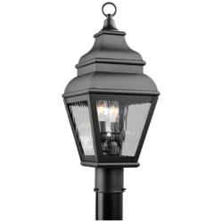Exeter 20 1/2&quot; High Black Outdoor Post Light