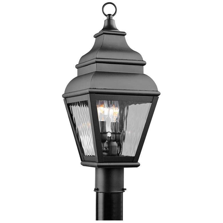 Image 1 Exeter 20 1/2 inch High Black Outdoor Post Light