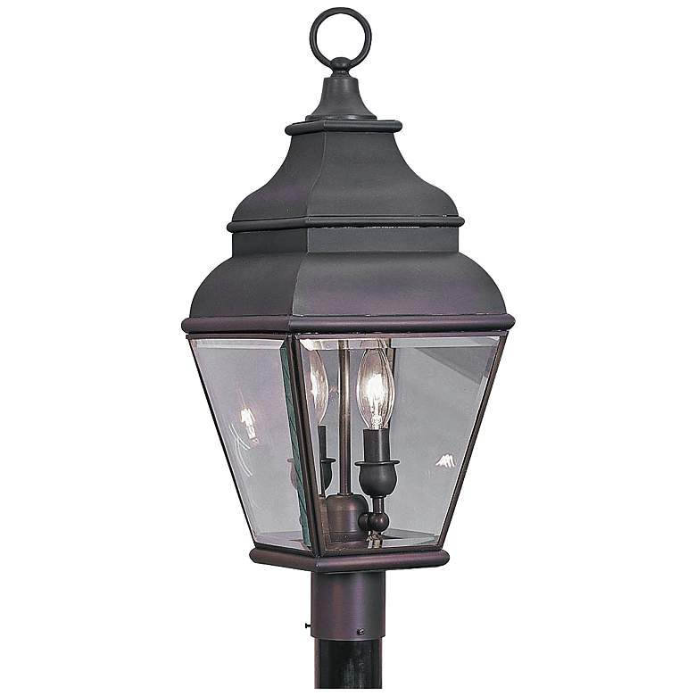 Image 1 Exeter 20 1/2 inch High Bronze Outdoor Post Light