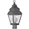 Exeter 20 1/2" High Charcoal Outdoor Post Light