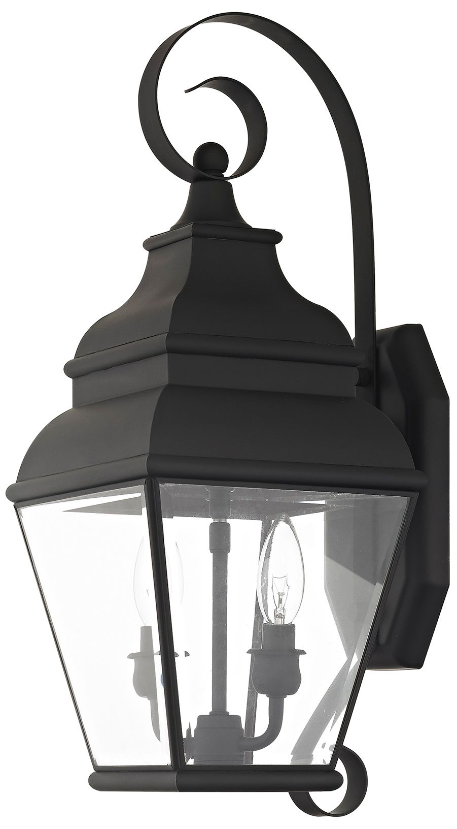 Image 7 Exeter 21.5” High 2-Light Black Outdoor Wall Lantern more views