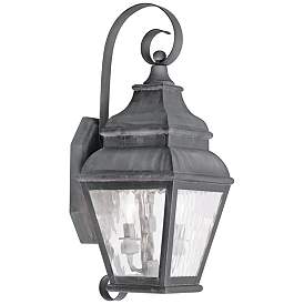 Image1 of Exeter 21 1/2" High Charcoal Outdoor Wall Light