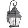 Exeter 21 1/2" High Charcoal Outdoor Wall Light