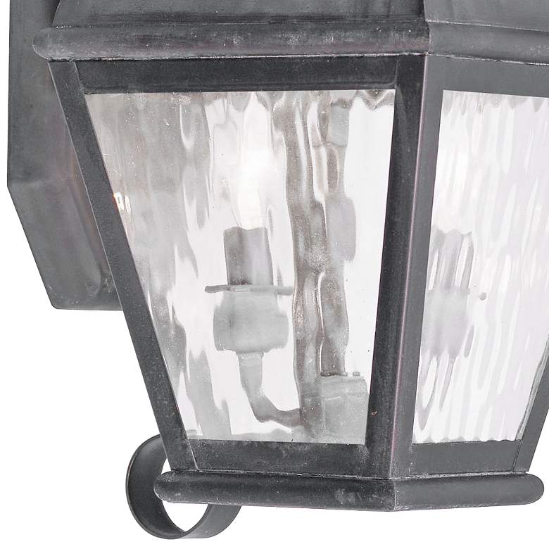 Image 2 Exeter 21 1/2 inch High Charcoal Outdoor Wall Light more views