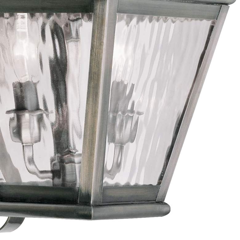 Image 2 Exeter 21 1/2"H Vintage Pewter Outdoor Wall Light more views
