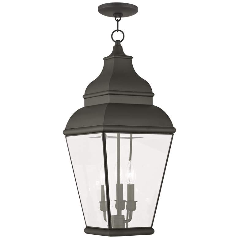 Image 1 Exeter 25 inch High Black Outdoor Hanging Light