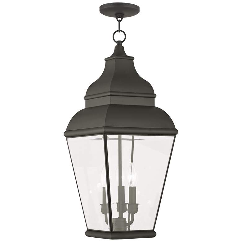 Image 1 Exeter 25" High Black Outdoor Hanging Light