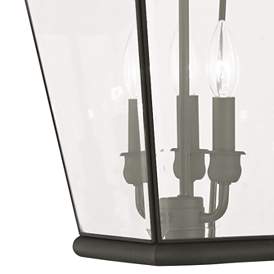 Image2 of Exeter 25" High Black Outdoor Hanging Light more views