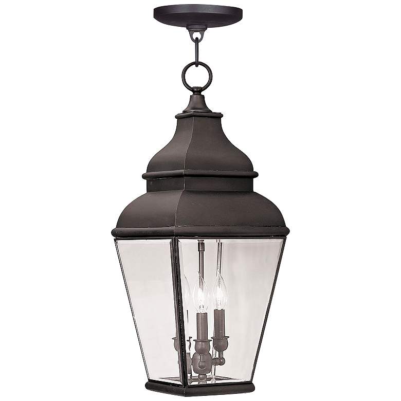 Image 1 Exeter 25" High Bronze Outdoor Hanging Light