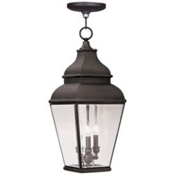Exeter 25" High Bronze Outdoor Hanging Light